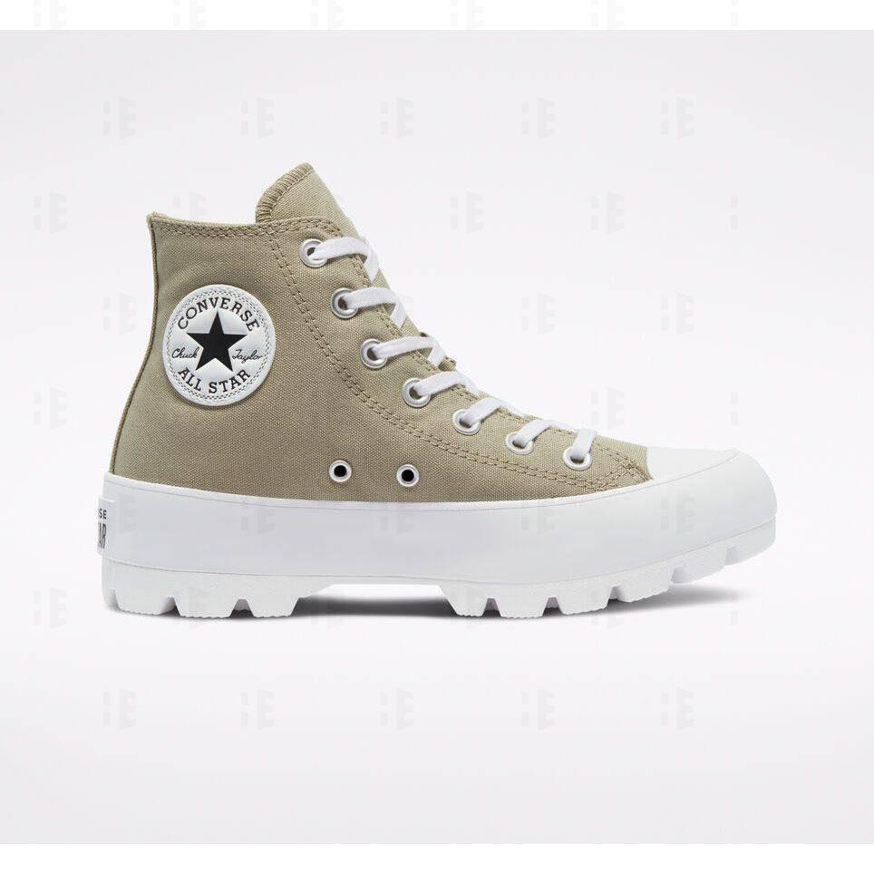 Scarpe Converse Canvas Utility Chuck Taylor All Star Lugged - Sneakers Donna Verde Oliva, Italia IT